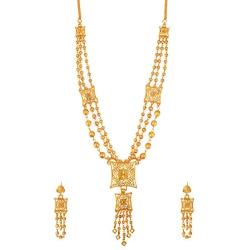 Efulgenz Indian Style Bollywood Fashion Gold Tone Wedding Bridal Pendant Locket Tassel Choker Collar Necklace Earrings Jewelry Set