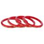 Efulgenz Fashion Jewelry Indian Bollywood Crystal Rhinestone Acrylic Resin Wedding Bridal Bracelet Bangle Set