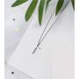 Small Cross Pendant Necklace for Women Girls Men S925 Sterling Silver White Gold Plated Tiny Polished Crucifix Chain Simple Pray Personalized Jewelry Best Friend Gift Box 18''