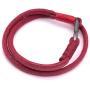 Mens Cord Double Wrap Bracelet - Red Handcrafted in USA