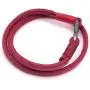 Mens Cord Double Wrap Bracelet - Red Handcrafted in USA Mens Cord Double Wrap Bracelet - Red Handcrafted in USA
