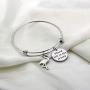 AKTAP Flamingo Bracelet Stand Tall in The Crowd Inspirational Be Yourself Flamingo Lover Gift