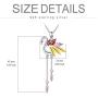 SOULMEET S925 Sterling Silver Flamingo Pendant Necklace for Women 2020 Graduation Birthday Christmas Gifts for Her
