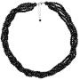MGR MY GEMS ROCK! Multi-Strand Layered Bib Collar Statement Beaded Crystal Necklace.