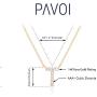 PAVOI 14K Yellow Gold Plated Cubic Zirconia Initial Necklace | Letter Necklaces for Women