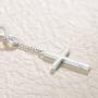 FANCIME Gold Plated 925 Sterling Silver High Polished Infinity Heart Cross Pendant Y Necklace for Women Girls, 18‘’