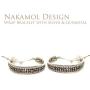 Nakamol Design-Wrap Bracelet with Silver & Gunmetal