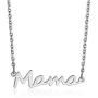 Sarineer Womens Plated Stainless Steel Mama Pendant Necklace Gifts for Mom Jewelry