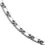 Accents Kingdom Mens Titanium Magnetic Power Flat Link Golf Necklace Accents Kingdom Mens Titanium Magnetic Power Flat Link Golf Necklace
