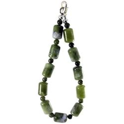 Connemara Marble 8'' Green Beaded Bracelet