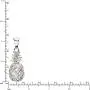 Sterling Silver Pineapple Pendant with 18'' Box Chain Sterling Silver Pineapple Pendant with 18'' Box Chain