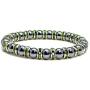 Accents Kingdom Magnetic Bracelet Womens Tuchi Simulated Pearl Hematite Magnetic Therapy Bracelet, 7.5''