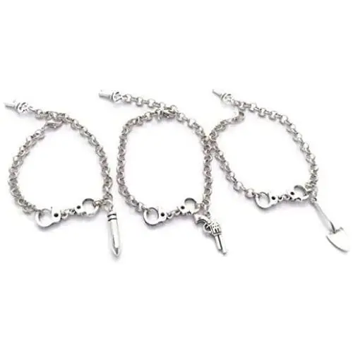 3 Partner in Crime Bracelets, Best Friends Bracelet Set, Friendship Bracelets, Handcuff Jewellery, Sisters Gift, Group of Friends Gift 3 Partner in Crime Bracelets, Best Friends Bracelet Set, Friendship Bracelets, Handcuff Jewellery, Sisters Gift, Group of Friends Gift