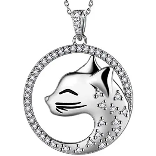 Amulet Necklace Gift for Women Girls 925 Sterling Silver Ankh Cross Eye of Horus/Animal Cat/Celtic Owl/Ankh Triangle Necklace for Mens Jewelry Best Gift Ideal for Christmas Amulet Necklace Gift for Women Girls 925 Sterling Silver Ankh Cross Eye of Horus/Animal Cat/Celtic Owl/Ankh Triangle Necklace for Mens Jewelry Best Gift Ideal for Christmas