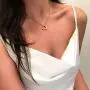 Altitude Boutique Open Heart Necklace for Women Floating Heart Necklace Hypoallergenic Simple Heart Necklace for Girls I Love You Necklace (Gold, Rose Gold, Silver)