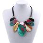 YAZILIND Acrylic Collar Resin Chain Necklace Clothes Accessories Choker Women Birthday Party Jewelry Gift
