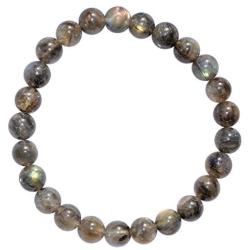 Zenergy Gems Charged Premium Natural Crystal 8mm Bead Bracelet + Moroccan Selenite Charging Crystal [Included]