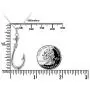 925 Sterling Silver Hawaii Fishing Fish Hook Pendant Necklace for Women Girls Gift