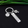 CYTING Bonus Son Keychain The Bond That Links Us is Never Ending Love Blended Family Jewelry Adoption Gift for Son in Law/Stepson/Bonus Son/Adopted Son