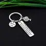 CYTING Bonus Son Keychain The Bond That Links Us is Never Ending Love Blended Family Jewelry Adoption Gift for Son in Law/Stepson/Bonus Son/Adopted Son