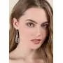 XCOIN 3 Pairs Celtic Knot Dangle Earrings for Women Silver Twist Wave Filigree Teardrop Fashion Earring Jewelry