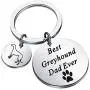 PENQI Greyhound Owner Keychain Best Greyhound Dad Ever Keychain Greyhound Dog Lover Jewelry Animal Adoption Rescue Gift for Pet Lover Dog Owner PENQI Greyhound Owner Keychain Best Greyhound Dad Ever Keychain Greyhound Dog Lover Jewelry Animal Adoption Rescue Gift for Pet Lover Dog Owner