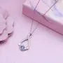 DAOSHANG 925 Sterling Silver High Polish Infinity Good Luck Irish Claddagh Pendant Necklace for Women DAOSHANG 925 Sterling Silver High Polish Infinity Good Luck Irish Claddagh Pendant Necklace for Women