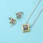 UNY Jewelrys Sets Designer Inspired Stars Fashion Womens Antique Trendy Christmas Cable Wire Wedding Love