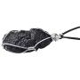 Shop LC Delivering Joy Tektite Pendant with Wax Robe Necklace for Women Fashion Jewelry Size 30''