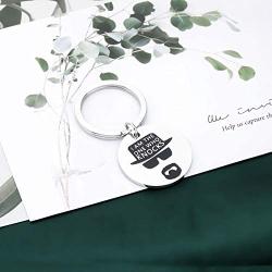 FAADBUK Breaking Bad Lover Gift Breaking Bad Keychain I Am The One Who Knocks Jewelry Funny Breaking Bad Keychain for Friend Family
