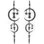 MINIDUO Moon and Star Drop Earrings Exaggerated Fashion Long Drop Dangle Stud Drop Earrings for Women Girls MINIDUO Moon and Star Drop Earrings Exaggerated Fashion Long Drop Dangle Stud Drop Earrings for Women Girls