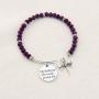 AKTAP She Believed She Could So She Did Dragonfly Charm Bracelet Motivational Graduation Gift