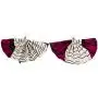 HITARGET African Fabric Ethnic Earrings Ankara Earrings Fan-Shaped African Print Earrings Womens Ankara Handmade Jewelry