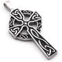 Gungneer Stainless Steel Irish Trinity Celtic Knot Cross Triquetra Pendant Necklace Keel Chain Jewelry Men Women