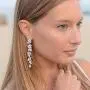 Mariell CZ Crystal Wedding Dangle Earring for Women, Bridal Earrings, Jewelry for Bride, Prom, Bridesmaid Mariell CZ Crystal Wedding Dangle Earring for Women, Bridal Earrings, Jewelry for Bride, Prom, Bridesmaid