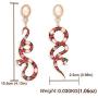 ALoveSoul Gold Snake Earrings for Women - Vintage Earrings Studs Dangle Earrings Snake Costume Jewelry Egyptian Earrings for Girls