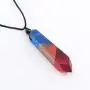 KUIYAI Epoxy Resin Wood Necklace Magic Pendant Handmade Jewelry Best Gift for Mom KUIYAI Epoxy Resin Wood Necklace Magic Pendant Handmade Jewelry Best Gift for Mom