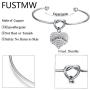 FUSTMW Marine Mom Charm Bracelet Marine Mom Jewelry