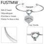 FUSTMW Marine Mom Charm Bracelet Marine Mom Jewelry FUSTMW Marine Mom Charm Bracelet Marine Mom Jewelry