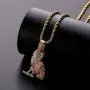 Moca Jewelry Hip Hop Iced Out Bling Personality Owl Pendent 18K Gold Plated Chain Necklace for Men Women Moca Jewelry Hip Hop Iced Out Bling Personality Owl Pendent 18K Gold Plated Chain Necklace for Men Women