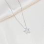 18K Gold Star Necklace for Women - CZ Star Pendant Necklace - Dainty Necklace - Simple Necklace - Layered Necklace