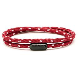 Matte Stone Nautical Rope Bracelet With Stainless Steel Magnetic Clasp and Lightweight Colorful Rope for Men & Women
