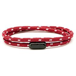 Matte Stone Nautical Rope Bracelet With Stainless Steel Magnetic Clasp and Lightweight Colorful Rope for Men & Women