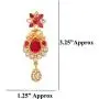 Touchstone Indian Bollywood Handcrafted Traditional Royal Mughal Kundan Polki Meenakari Enamel Colorful Wedding Designer Jewelry Long Necklace Set in Gold and Silver Tone for Women.