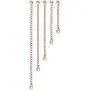 ORAZIO 5-10Pcs Stainless Steel Necklace Bracelet Extender Chain Set,2'' 3'' 4'' 5'' 6''