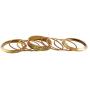 Efulgenz Boho Vintage Antique Gypsy Tribal Indian Oxidized Gold Plated Bracelets Bangle Set