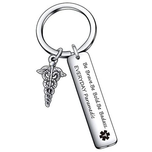 De&ai Paramedical Personnel Gift EMT Keyring Paramedical Staff Gift for Friends Coworkers