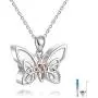 925 Sterling Silver Cremation Jewelry for Ashes, Celtic Knot Pendant Keepsake Butterfly Urn Ash Necklace Hold Two Memorial Bereavement Gifts for Women 925 Sterling Silver Cremation Jewelry for Ashes, Celtic Knot Pendant Keepsake Butterfly Urn Ash Necklace Hold Two Memorial Bereavement Gifts for Women