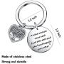 Women Inspirational Jewelry Gift Keychain for Friends Coworkers Sister Women Daily Reminder Jewelry