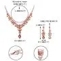 EVER FAITH Womens Rhinestone Crystal Elegeant Wedding Feast Floral Teardrop Necklace Earrings Set EVER FAITH Womens Rhinestone Crystal Elegeant Wedding Feast Floral Teardrop Necklace Earrings Set
